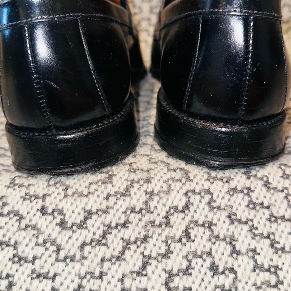 Allen Edmonds Leyland Woven Penny Loafers Split Toe Leather Shoes. - Picture 5 of 12